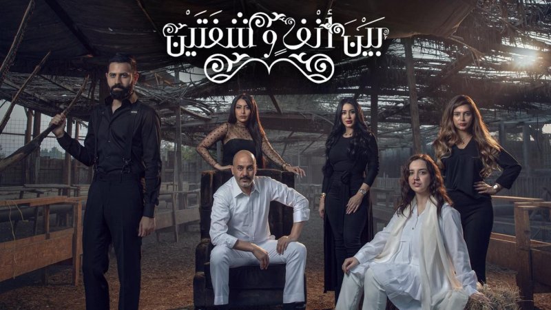 مسلسل بين انف وشفتين الحلقة 3 الثالثة