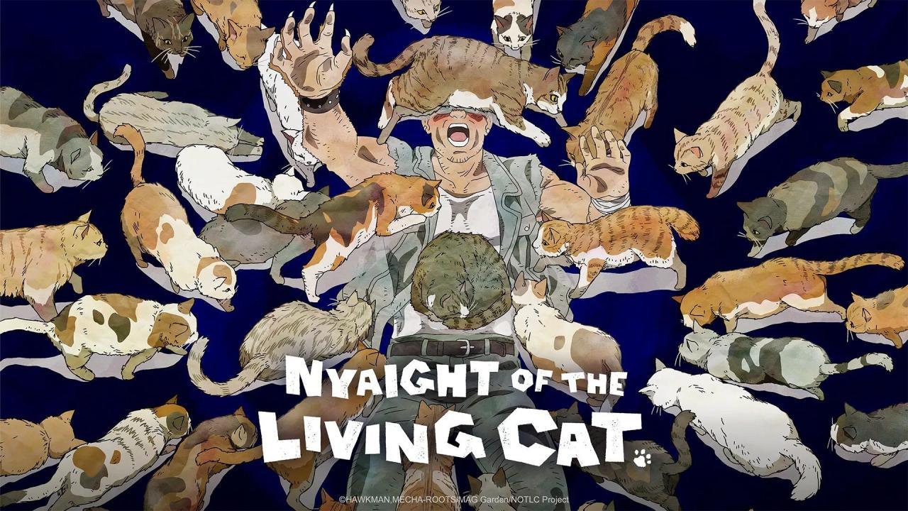 انمي Nyaight of the Living Cat الحلقة 1 الاولي مترجمة